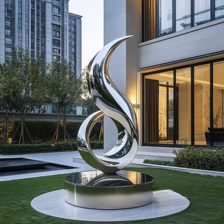 Model NOVARA – Custom Stainless Steel Sculpture