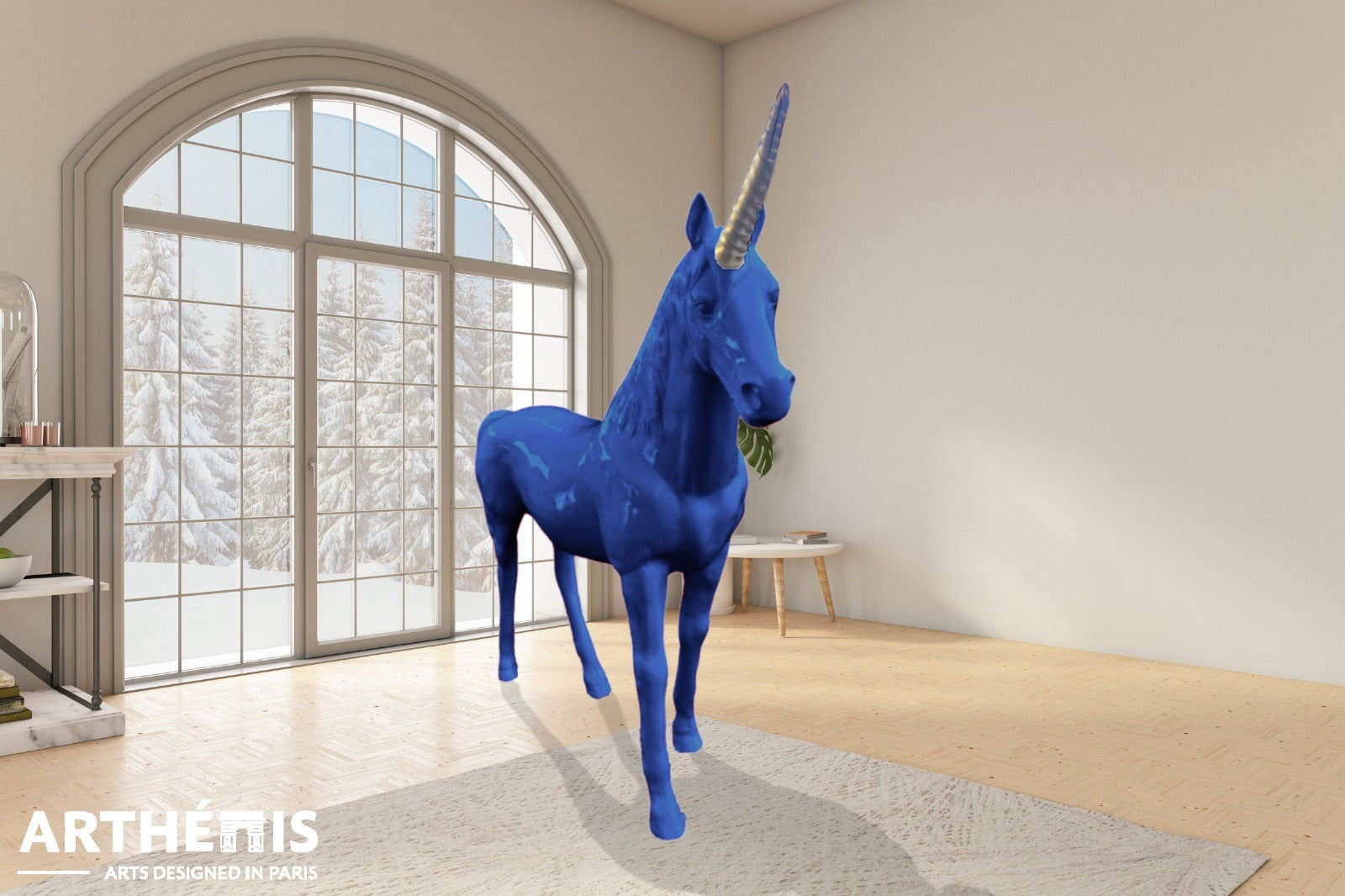 Unicorn Statue Fabulous - XXL H220cm - MonoChrome Colors (+15 Available colors)