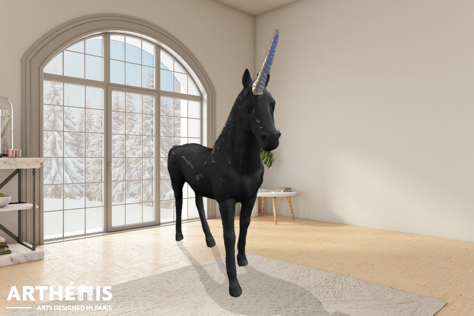Unicorn Statue Fabulous - XXL H220cm - MonoChrome Colors (+15 Available colors)